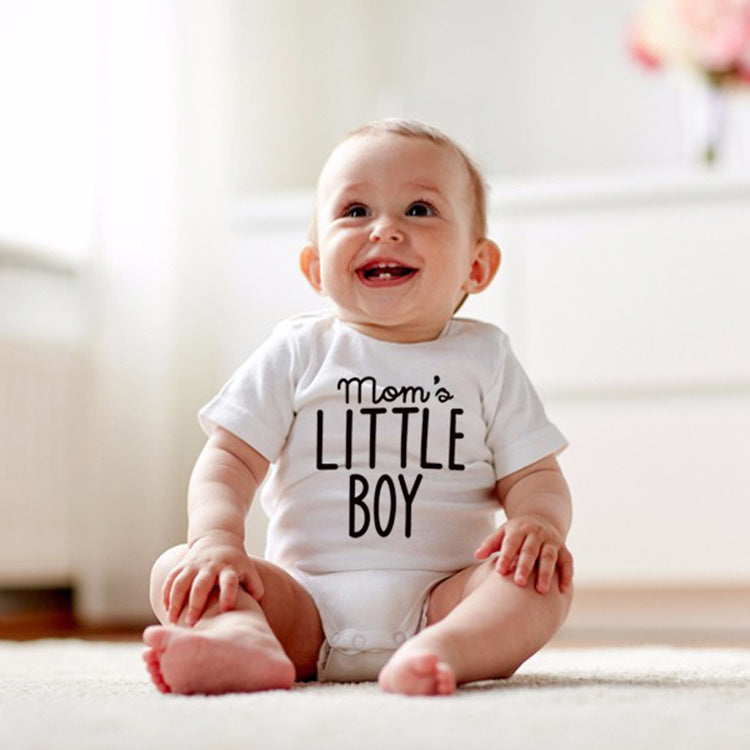 Mom's Little Boy Baby Romper