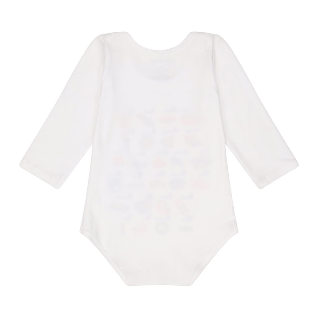 Alphabet Long Sleeve Baby Bodysuit