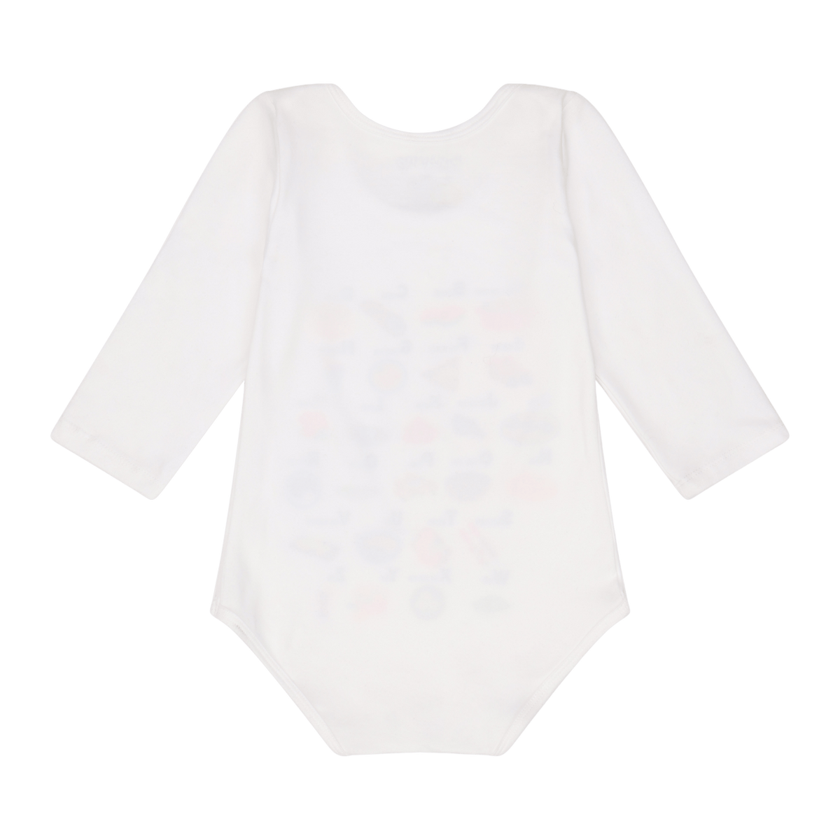 Alphabet Long Sleeve Baby Bodysuit