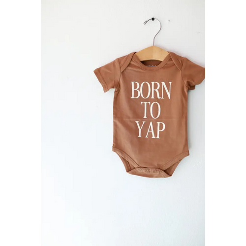 Born to Yap Organic Cotton Baby Onesie